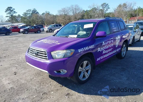 2008 Toyota Highlander Sport из США, поврежденный, VIN JTEDS43A182001273